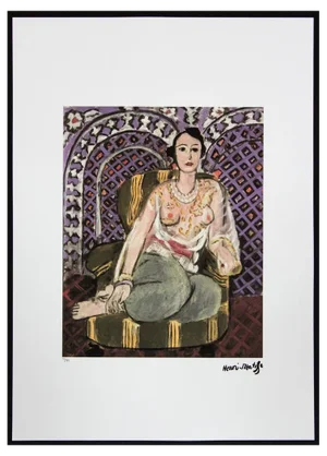 After Henri Matisse, Odalisque, Print