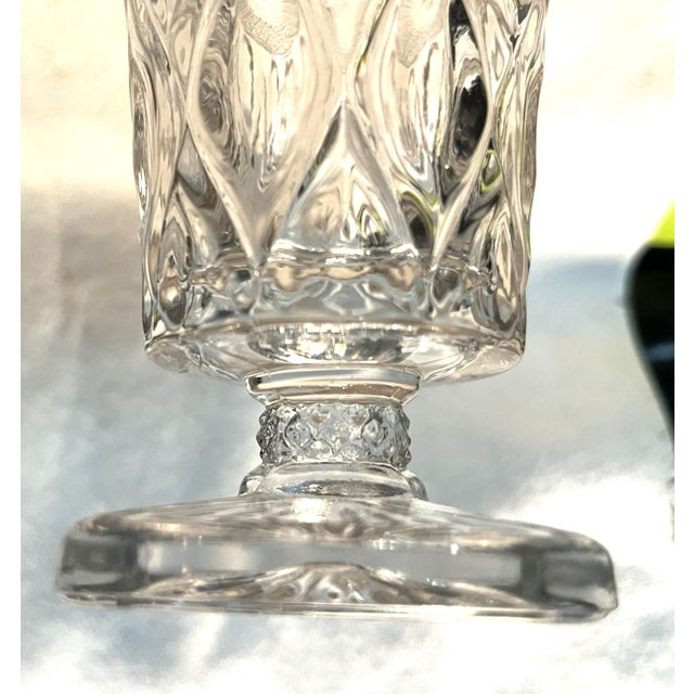 Transparent Vintage Imperial Glass Co. "Cape Cod" Clear Glassware Set - Goblets & Dessert Coupes - 16 Pieces For Sale - Image 8 of 10