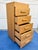 Wood Contemporary Modern Tall Oak Dresser With Lift-Up Mirror For Sale - Image 7 of 12