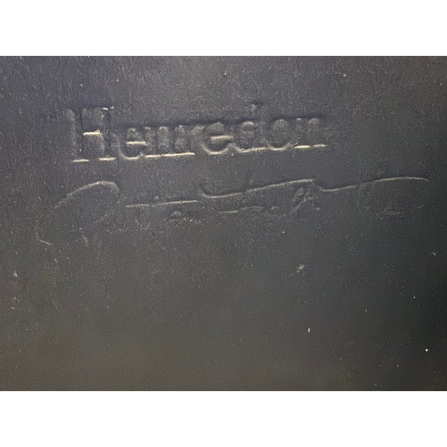 Henredon Custom Folio Three Collection Rolling Bar Cabinet For Sale - Image 11 of 11
