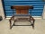 Modern Walnut Klismos Style Settee For Sale - Image 9 of 9