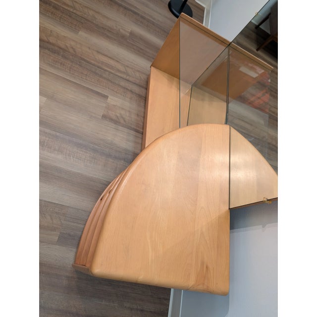 Brown 1950s Heywood-Wakefield Sculptura Vanity For Sale - Image 8 of 9