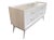 1960s Mid-Century Modern Oyster Lacquered Chest of Drawers X Handles For Sale - Image 5 of 14