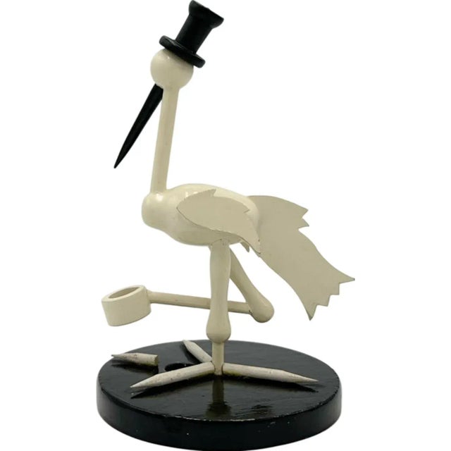 Vintage the Stork Club Nyc Nightclub Tabletop Wood Centerpiece Display For Sale - Image 11 of 12