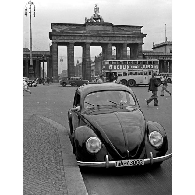 1930s Brandenburg Gate with the Volkswagen Beetle, Germany, 1939 For Sale - Image 5 of 5