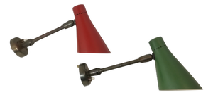 Model 138 Wall Lamps by Giuseppe Ostuni for Olcue, 1950s, Set of 2