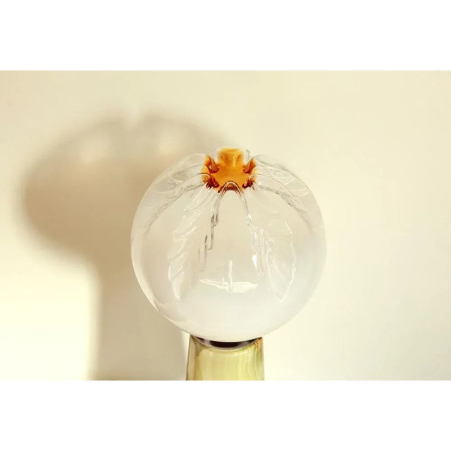 Onyx and Murano Glass Onice Table Lamp from Mazzega, Italy, 1970s For Sale - Image 6 of 12