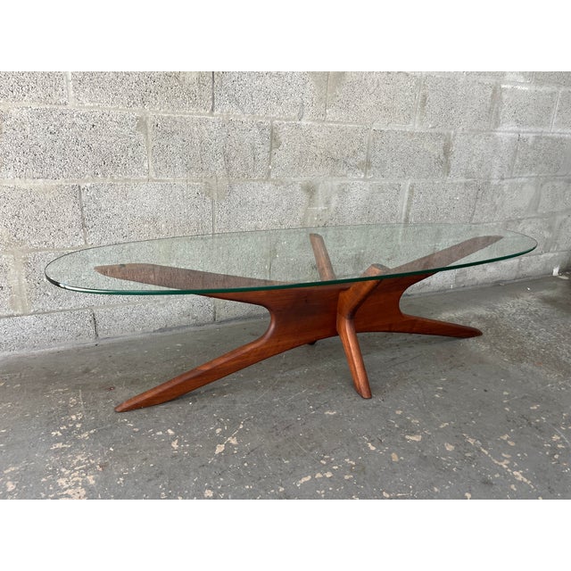 Brown Mid-Century Modern "Jacks" Coffee Table by Adrian Pearsall. Circa 1960s For Sale - Image 8 of 18