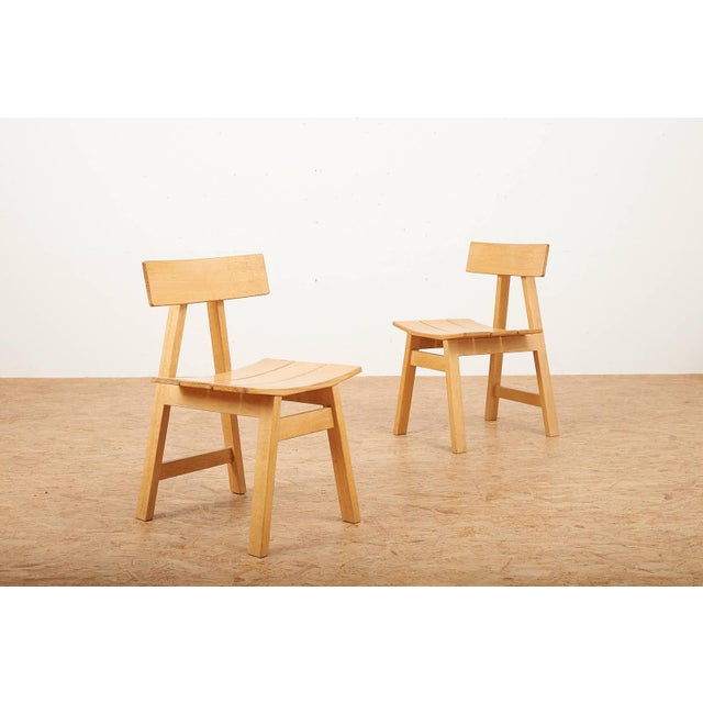 Chairs in Oak Frame by Hans Anliker for Horgen Glarus, 1962, Set of 6 For Sale - Image 6 of 13