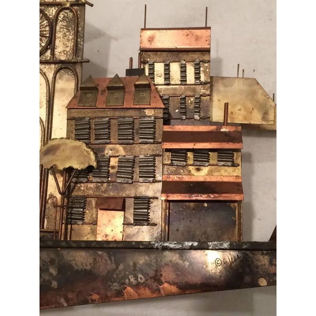 Curtis Jere Sculpture of a Church With Village For Sale In New York - Image 6 of 12