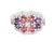 14K White Gold Diamond & Multi-Gemstone Floral Statement Ring Elegant 14K White Gold Diamond & Multi-Gemstone Floral...