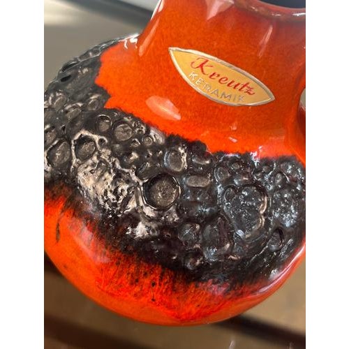 Vases in Fat Lava from Kreutz Keramik, Set of 2 For Sale - Image 3 of 11