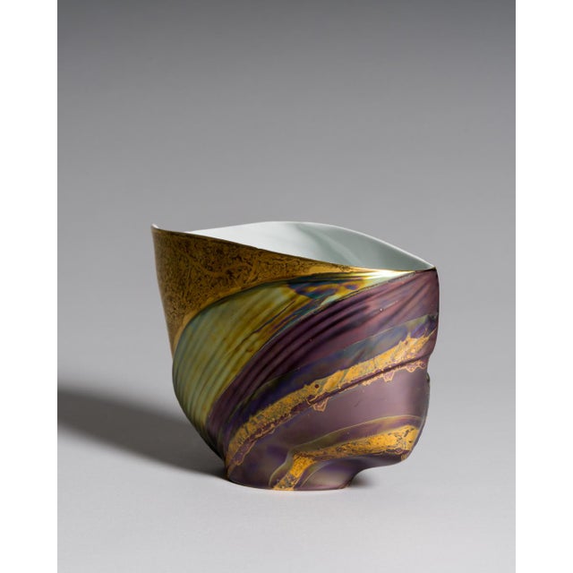 Eosin Porcelain Vase Trio by Johan Van Loon and Helmut Drexler for Rosenthal, 1990s, Set of 3 For Sale - Image 8 of 18