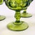 Green Indiana Glass Green Kings Crown Wine Goblets - Set of 6 For Sale - Image 8 of 10