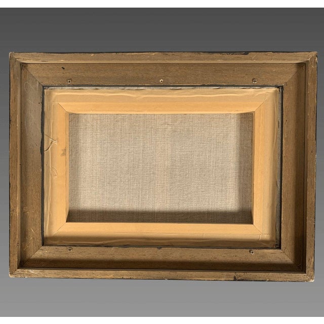 Modern Roger MUHL (1929-2008) Landscape of a Harvested Field Oil on canvas For Sale - Image 3 of 3