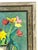 European Modernist Spring Still Life with Daffodils and Tulips, Signed "PS '41" For Sale - Image 13 of 15