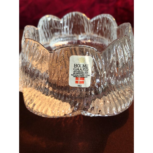 Mid-Century Modern Mid Century Holmegaard Lotus Votive Candle Holder, Denmark For Sale - Image 3 of 5