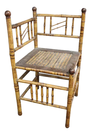 Victorian Bamboo Corner Chair