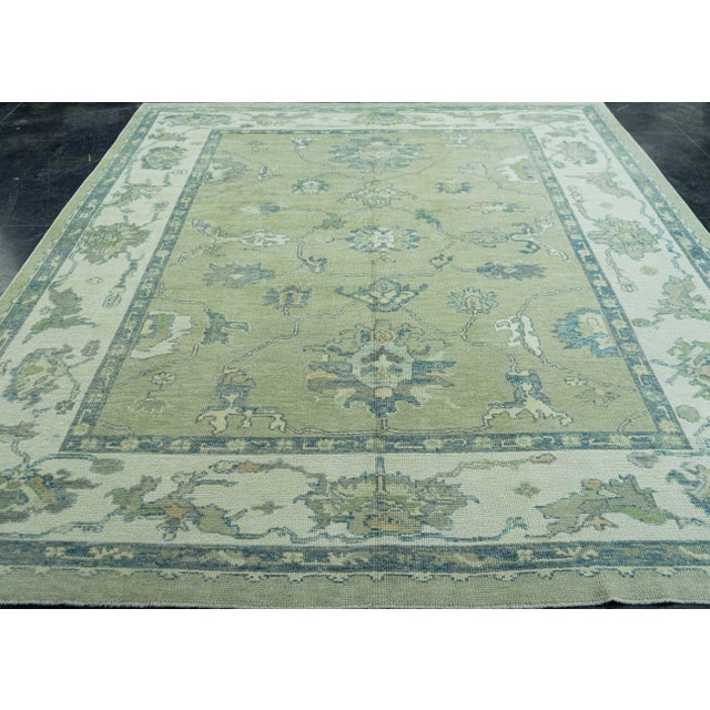 Turkish Oushak Rug 8'8" x 10'2" #19052 Explore a curated collection of hallway runners, wool rugs, and handmade...