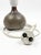 1960s 1960s Mid-Century Modern Ceramic Table Lamp, Brutalist Scandinavian, Sweden 1960s, Rolf Palm Mölle For Sale - Image 5 of 6