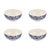 2020s Spode Blue Italian Brocato Bowl 6.5" - Set of 4 For Sale - Image 5 of 5