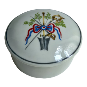 1980s Limoges for Lancome Bicentenaire Lidded Porcelain Box