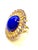 Early 21st Century Bochic "Orient" Blue Opal, Tanzanite & Diamond Ring Set In 18K Gold & Silver For Sale - Image 5 of 18