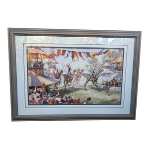 1990s James Gurney “Ring Riders” Signed & Numbered Limited Edition Print, Framed