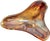 Afra & Tobia Scarpa Mid 20th Century Venetian Murano Style Amber Sommerso Art Glass Biomorphic Dish Bowl For Sale - Image 4 of 11