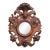 19th Century French Black Forest Style Carved Oak Mirror With Hunt Motifs For Sale