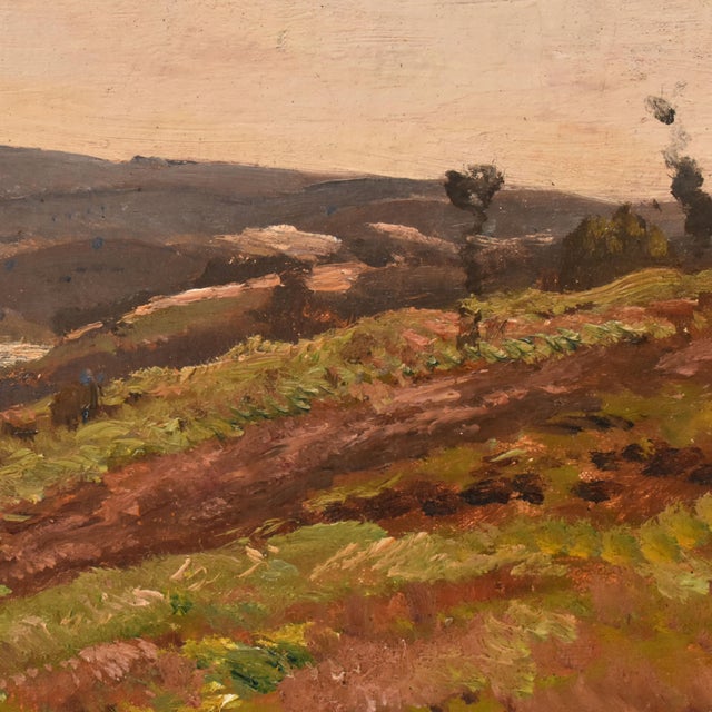 Early 20th Century Louis-Alexandre Cabié, French Rural Painting, 1912, Oil on Canvas For Sale - Image 5 of 11
