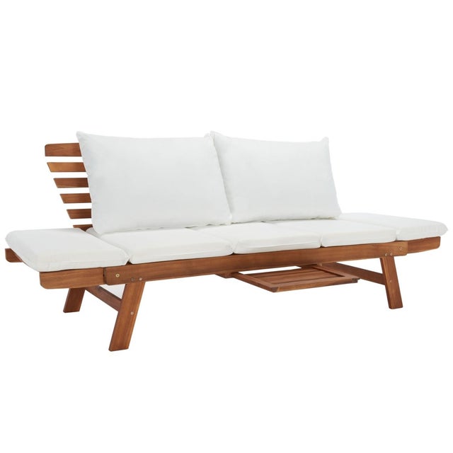 Emely Outdoor Daybed/Natural/Beige Cushion For Sale In Philadelphia - Image 6 of 10