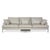 Clarus Sofa and Ottoman in Grey Leather from FSM, Set of 2 For Sale - Image 11 of 18