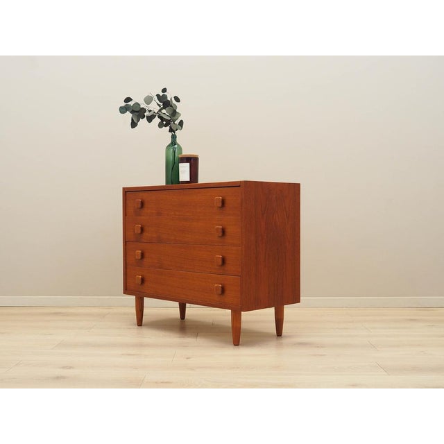 Vintage Danish Teak Chest of Drawers, 1970s For Sale - Image 3 of 9