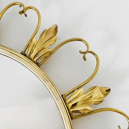 Mid-Century Sunburst Fisheye Butler Mirror from Deknudt, 1960s For Sale - Image 6 of 10