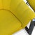 Yellow Pair of 1970s Channel-Back Barrel Lounge Chairs, Chrome Cantilever Base For Sale - Image 8 of 14