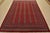 Tribal Bokhara Rug 8′ X 10’1” Red Wool Tribal Hand-Knotted Oriental Carpet For Sale - Image 3 of 13