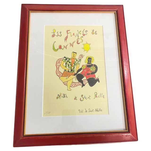 Niki de Saint Phalle, Composition, Lithograph, 1972, Framed For Sale - Image 13 of 13