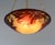 Large French Art Deco Pendant Light by Galle - 1925 Cameo Gallé Chandelier France For Sale - Image 13 of 18