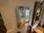 Glass 1950s Italian Modern Fontana Arte Inspired Beveled Mirror For Sale - Image 7 of 12