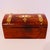 Victorian English Burl Walnut Tea Caddy With Decorative Brass Mounts For Sale - Image 3 of 10