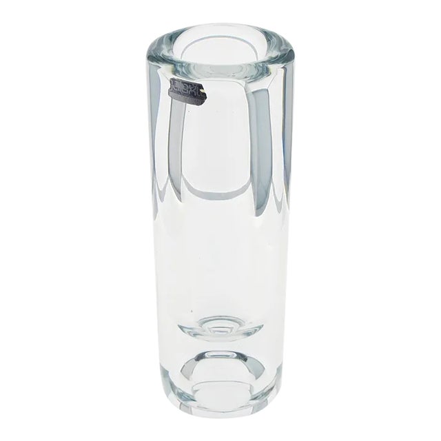 Daum by De Belroy Tall Crystal Tumbler Vase, Galaxie Collection For Sale