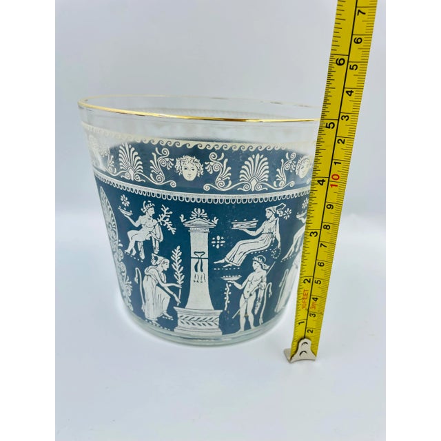 Mid 20th Century Jeannette "Hellenic" Jasperware-Style Cocktail Set- 7 Pieces For Sale - Image 9 of 13