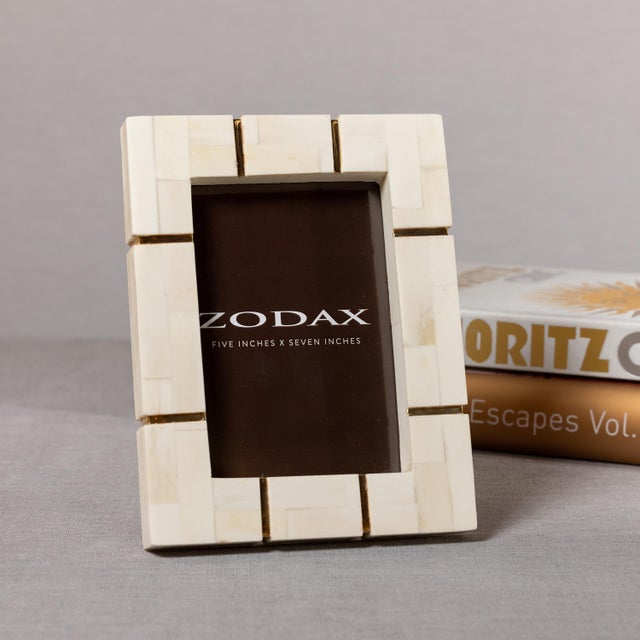 Drancy Bone Inlay Photo Frame- 5" x 7" For Sale - Image 4 of 5