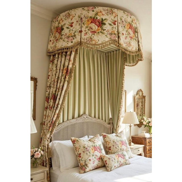 A generous 6.5‑yard continuous piece of Emmeline by Raymond Waites for Mill Creek, featuring a richly layered botanical...