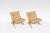 Ingmar Relling Tan Leather Siesta Chairs by Ingmar Relling for Westnofa, 1970s, Set of 2 For Sale - Image 4 of 6