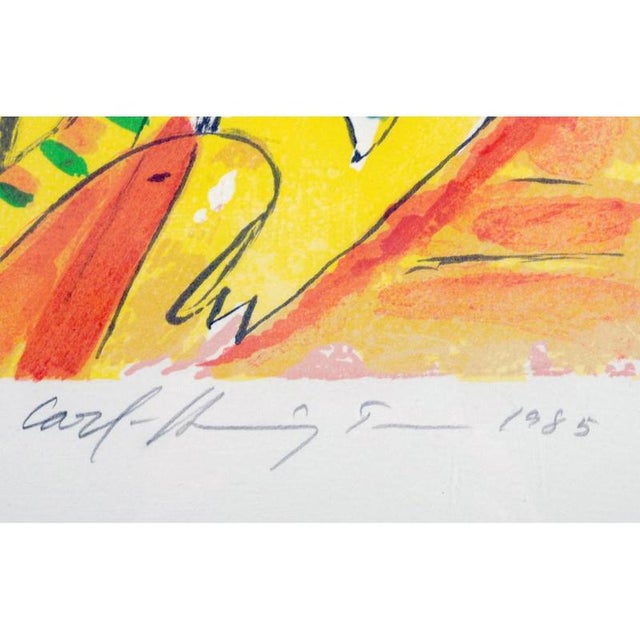Carl-Henning Pedersen, H. C. Andersen Suite, 1890s, Lithograph, Framed For Sale - Image 3 of 5