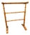 Late 19th Century English Faux Bamboo Cherry Quilt Rack + Blanket Rack, Circa 1890 For Sale