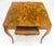 Fine Burl Olive Wood Elegant Italian Square Game Table MINT For Sale - Image 14 of 15