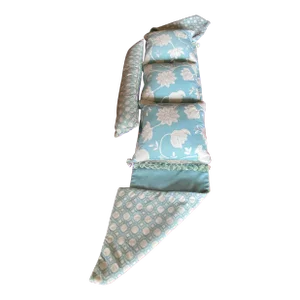 Professionally Designed Throw Pillows With Bolster & King Size Runner Set- 5 Pieces
